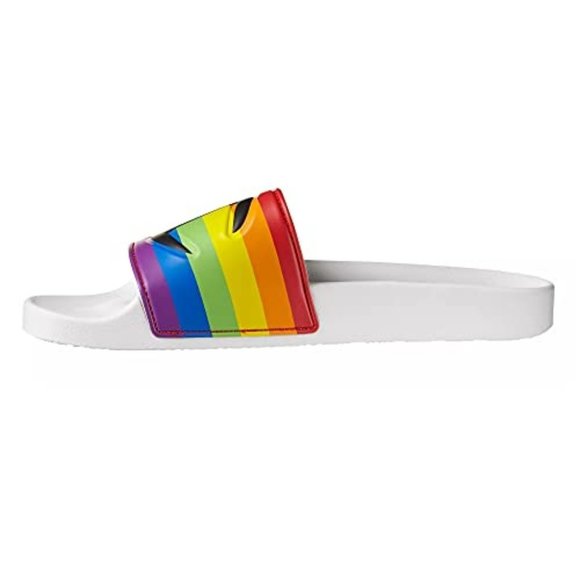 Champion Men's IPO Pride Slide Sandal Size 13 White LBGTQ+ Community Support NEW - Picture 3 of 4